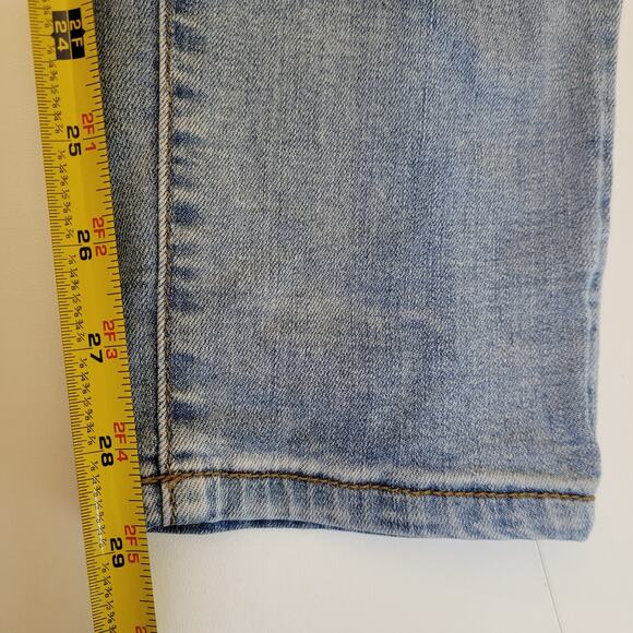 KanCan Women’s Size 13 Distressed Skinny Jeans Light Wash Stretch Denim - Picture 6 of 8